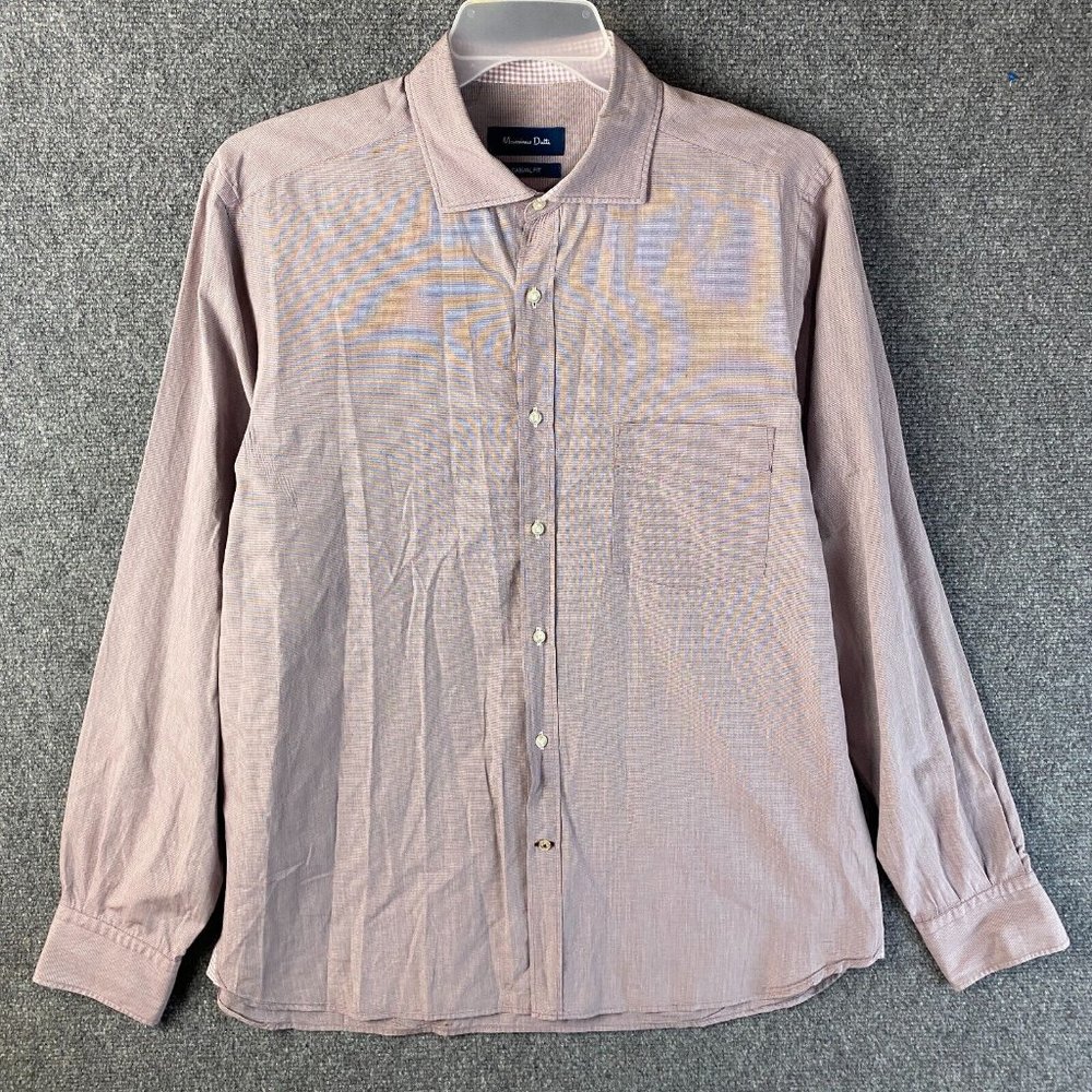 Mossimo Dutti Dress Shirt XL Casual Fit Men's Long Sleeve Adults